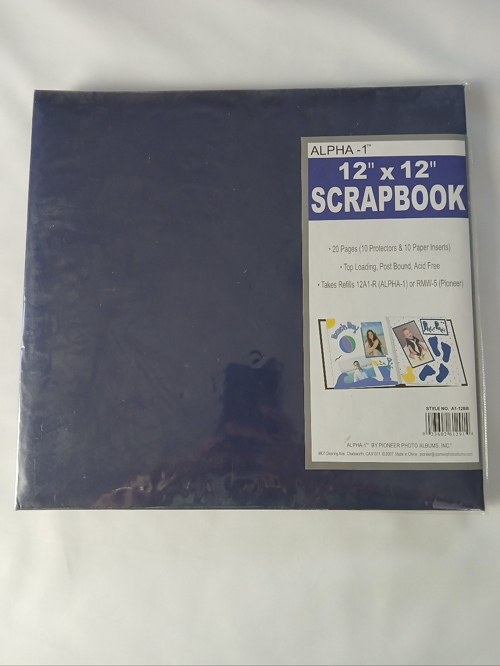 New Pioneer Alpha-1 12" X 12" Scrapbook In Bay Blue